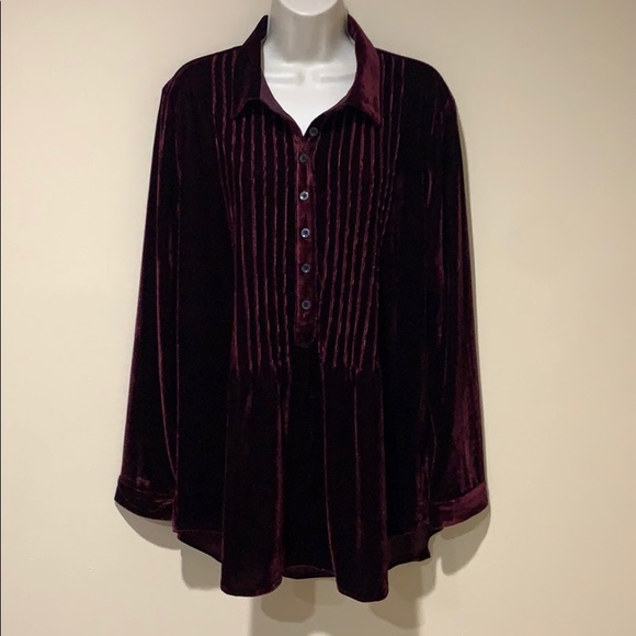 Coldwater Creek Tops - ♦️HP♦️CW Creek velour top